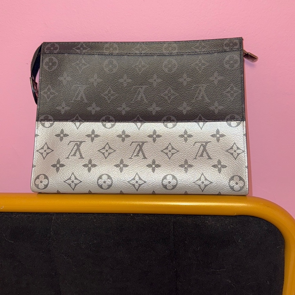 Louis Vuitton Monogram Clutch/Pouch - Black and Gray - Picture 2 of 8